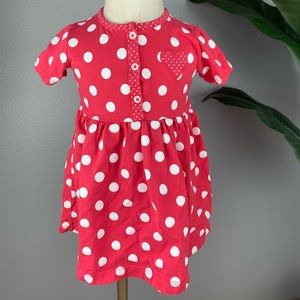 Baby Toddler Girls Polka Dot Flare Skater Dress